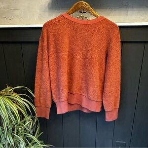 Ava & Viv Teddy Bear Crewneck in‎ Light Burnt Orange Size X
